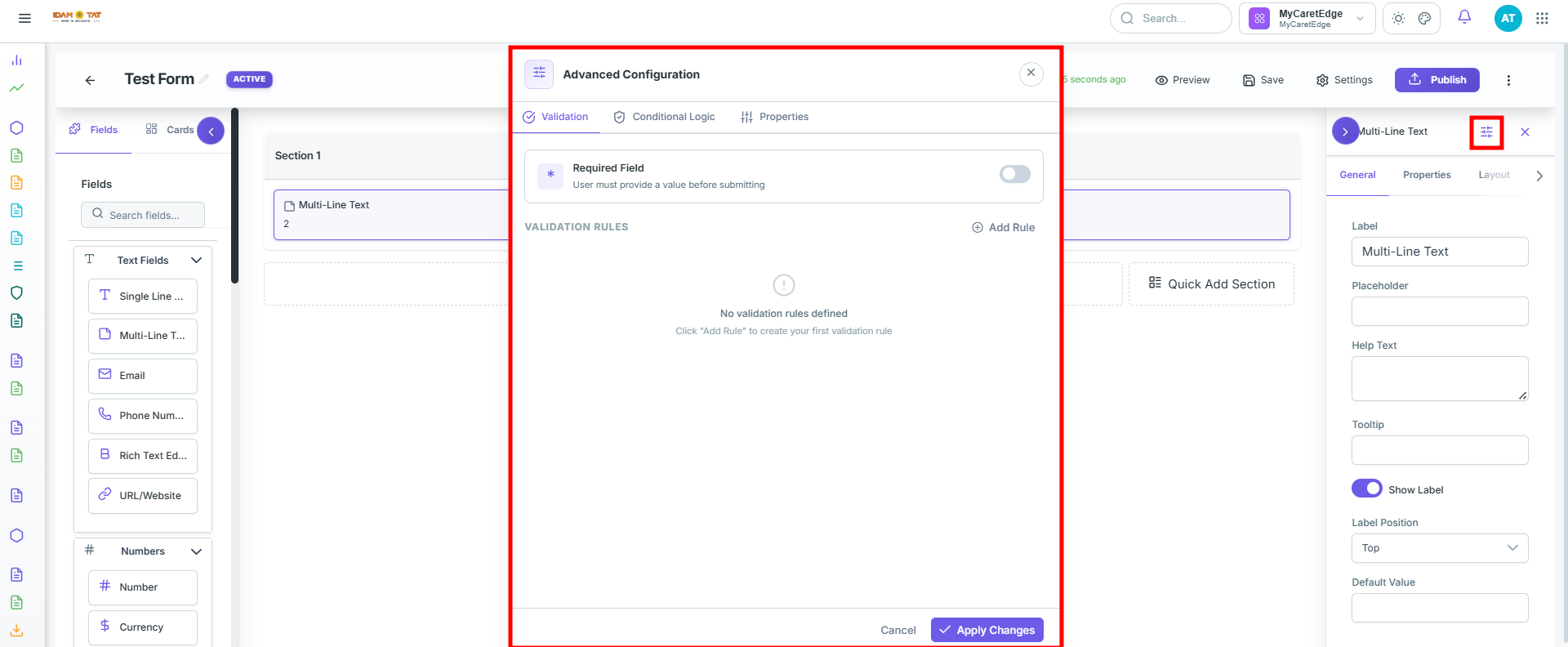 Advanced Conditional